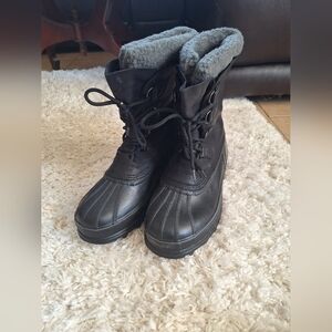 ALL BLACK Sorel Men's Caribou 2 NM1000-010 Waterproof Sz 11 US